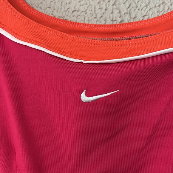 Women’s Nike Dri-Fit Tank, Pink/Orange, Medium - Picture 2 of 7